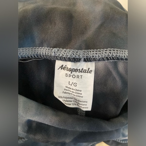 Aeropostale || blue tye dye leggings with pockets - Picture 5 of 6